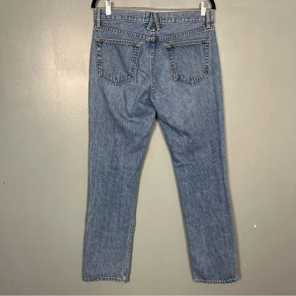 SLVRLAKE Tyler Denim Jeans in Lucky Town Straight Leg 100% Cotton Size 29